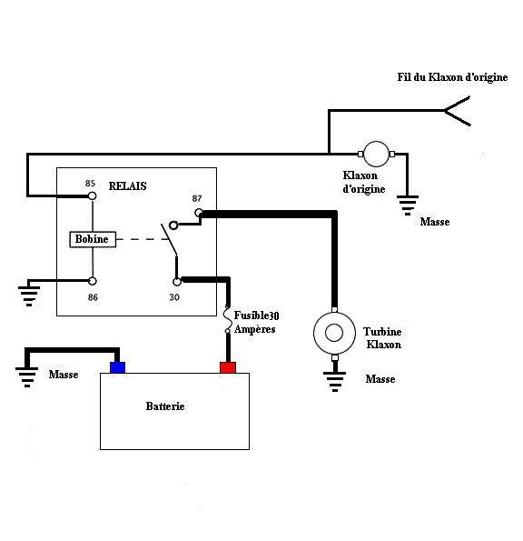 Schéma électrique klaxon Combles isolation — free download
