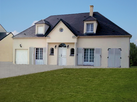 Comble maison 4 pans