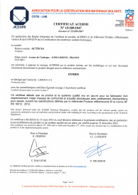 Isolant mince acermi