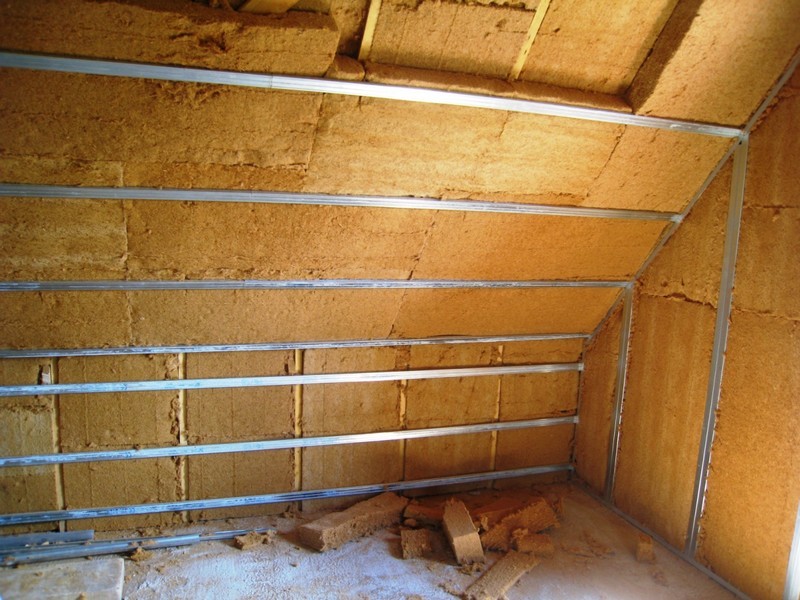 Isolation mur comble