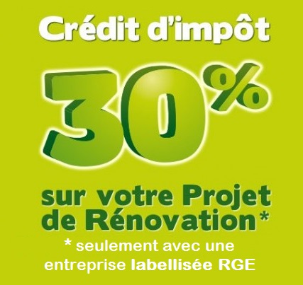 Isolation 30 credit d'impots