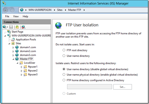Iis 8 isolation mode