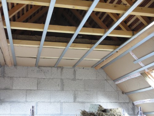 Plaquer des combles