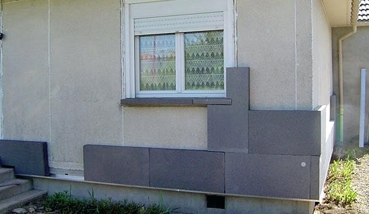 Isolant exterieur pour maison