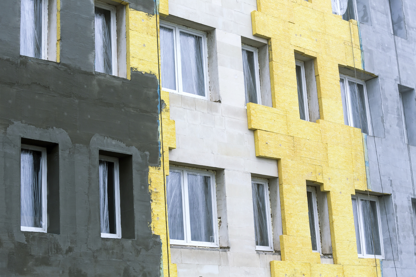 Crépi isolant pour façade