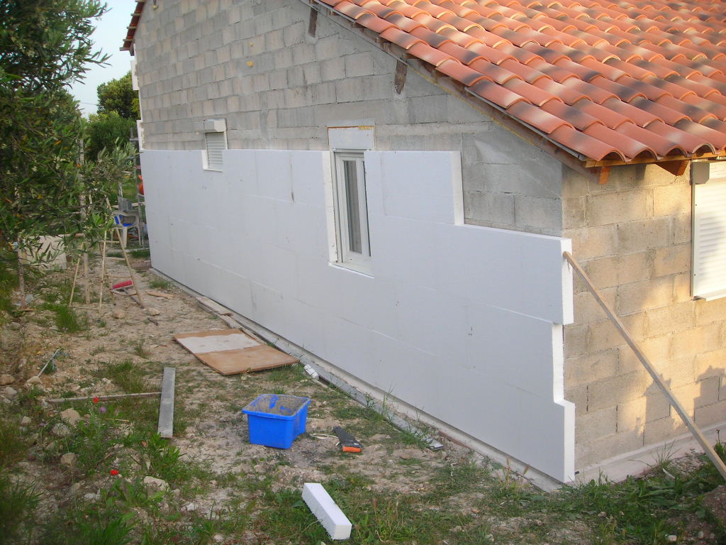 Colle polystyrène extrudé extérieur