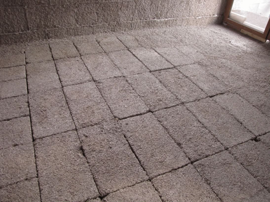 Isolation thermique naturelle sol