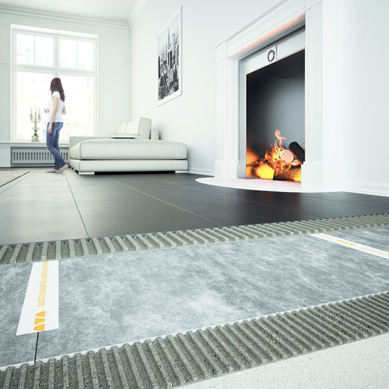 Isolation thermique mince sous carrelage