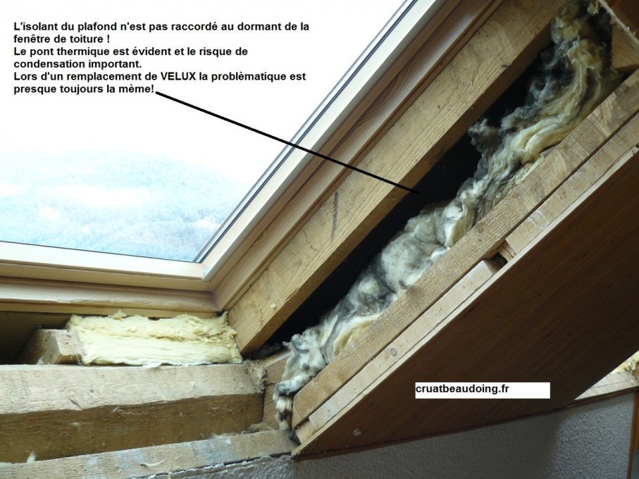Isolation toiture et condensation