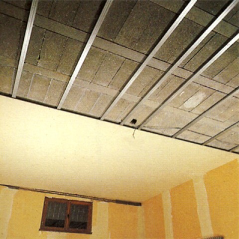 Isolation thermique plafond sous sol