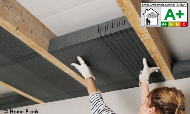 Isolation phonique entre solive