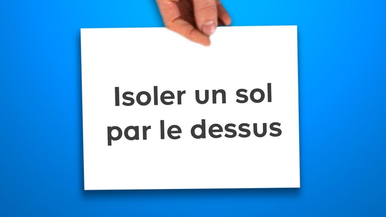Isolation humidité sol