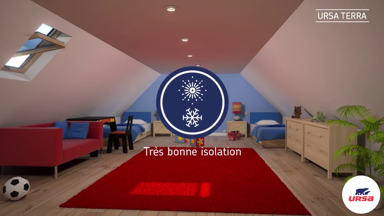 Isolation comble aménageable ursa