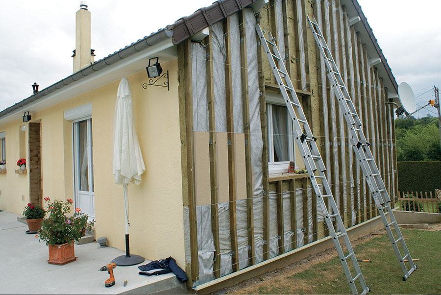 Isoler murs exterieurs maison