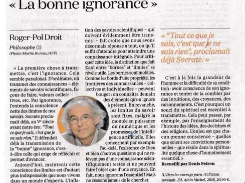 Combler l'ignorance