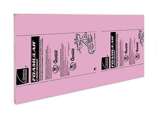 Isolant rigide 1/2 pouce