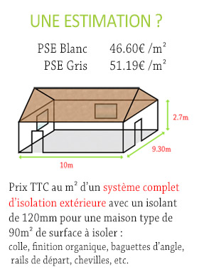 Isolation par exterieur cout