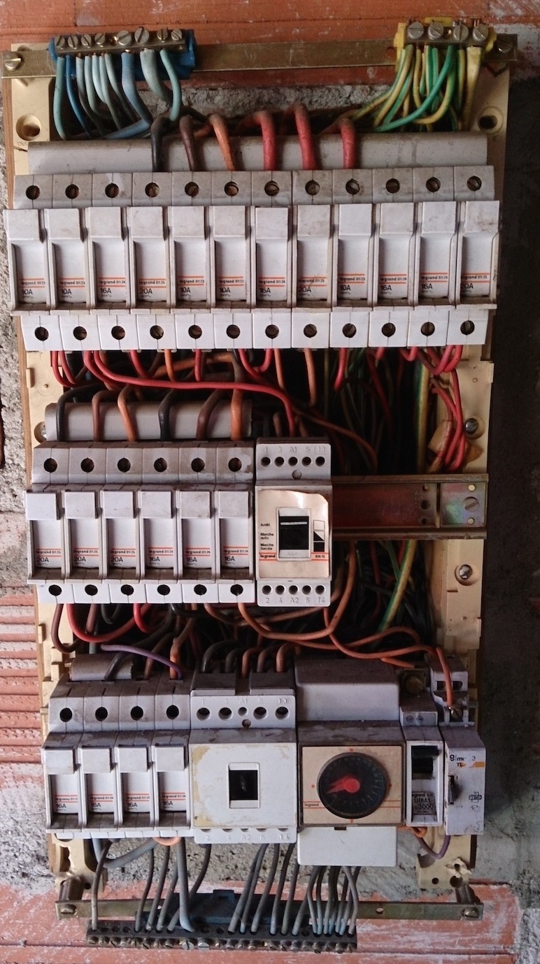 Schema tableau electrique avec fusible
