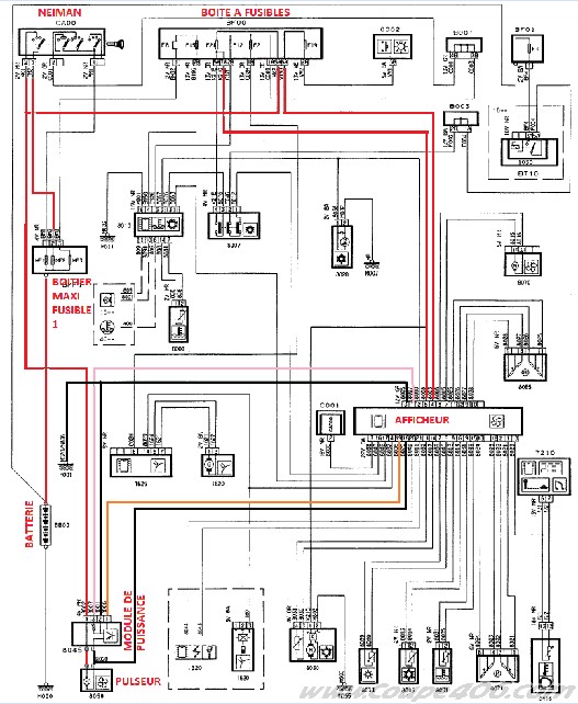 Schema electrique 406 hdi
