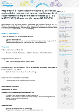 Norme habilitation électrique haute tension