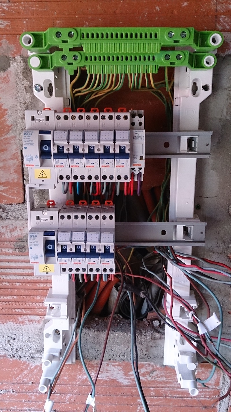 Schema tableau electrique 2 ranger