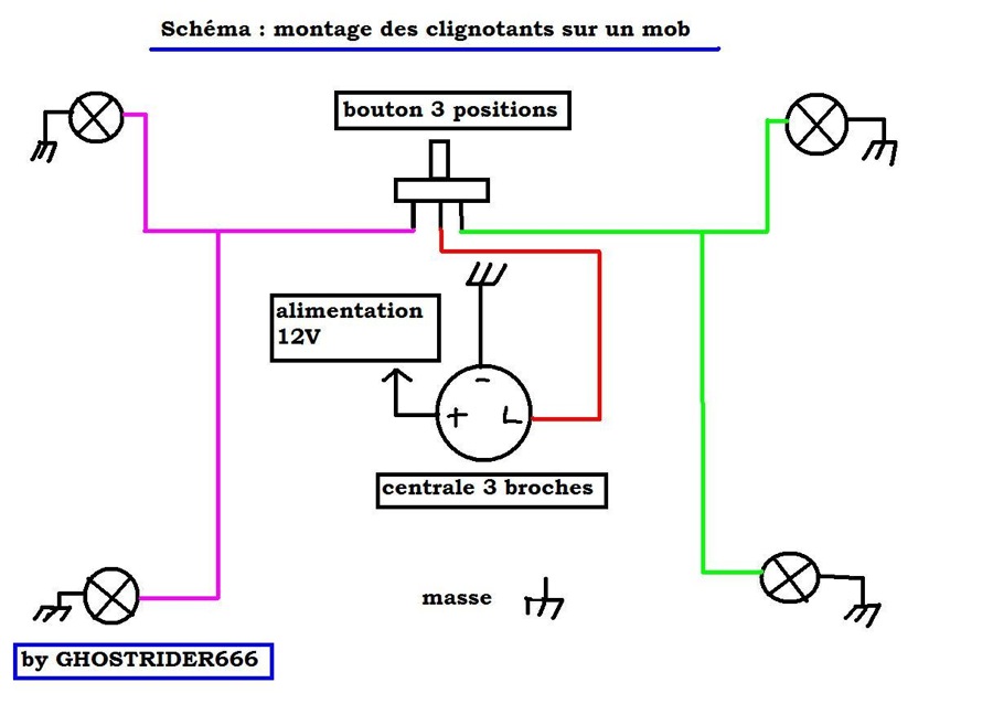 Schema electrique derbi simplifier