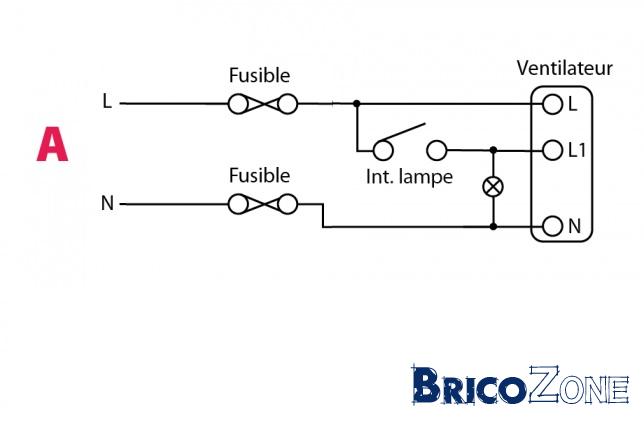Schema electrique extracteur d'air