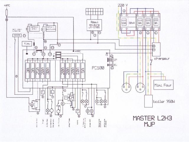 Schema electrique mercedes 308d