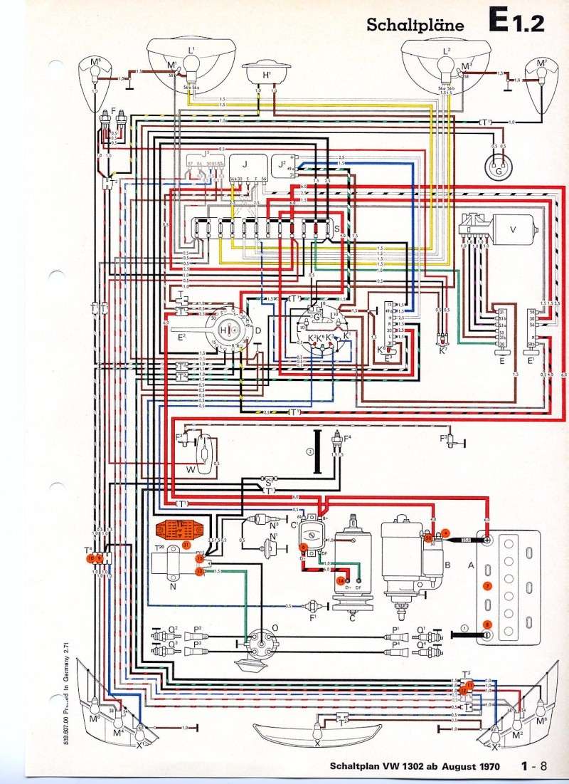 Schema faisceau electrique cox 1200