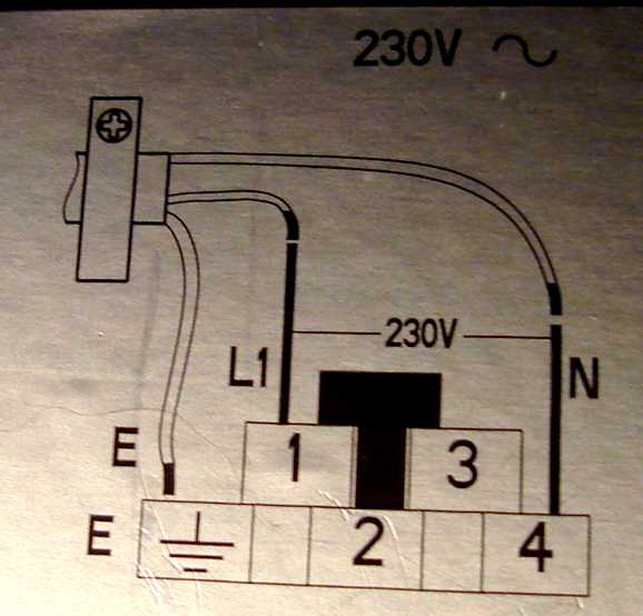 Schema plaque de cuisson electrique