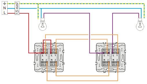 Schema electrique interrupteur plexo