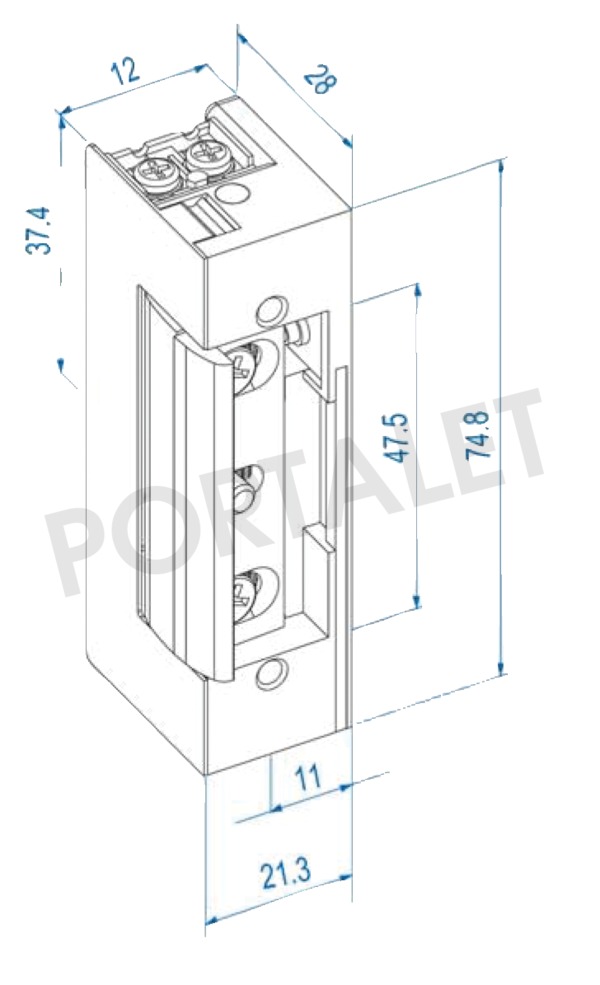 Gache electrique schéma