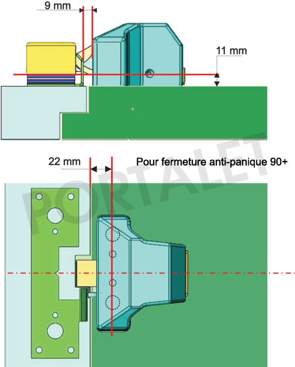 Schema electrique serrure electrique