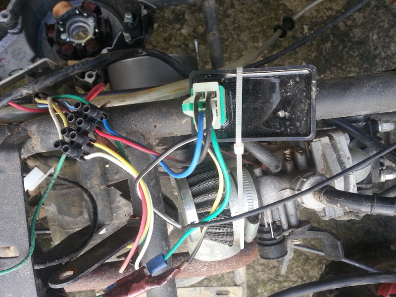 Schéma electrique scooter chinois 50