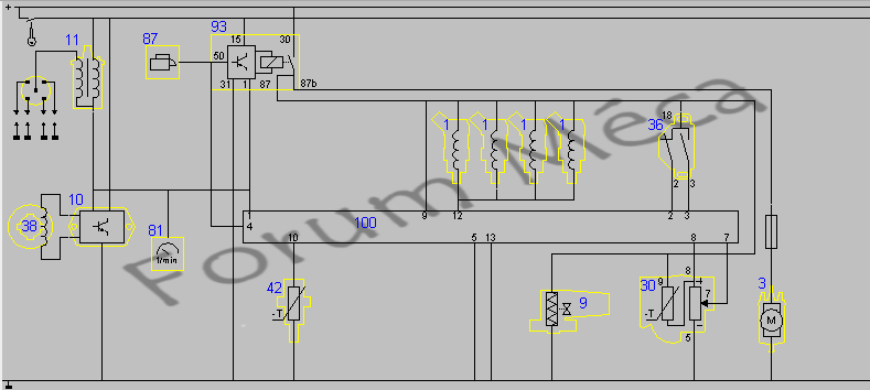 Schema electrique mercedes clk