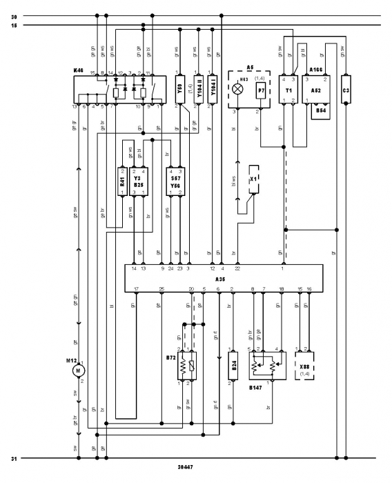Schéma électrique zx