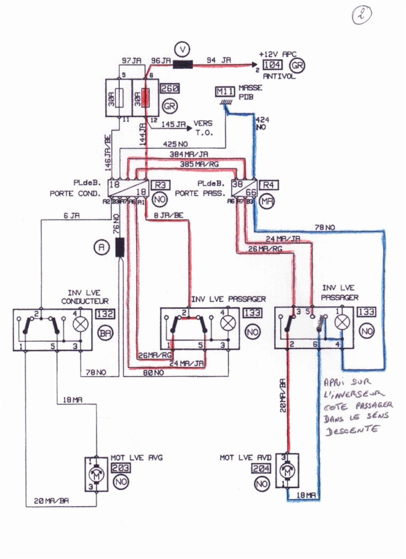 Schema electrique r25 v6 turbo