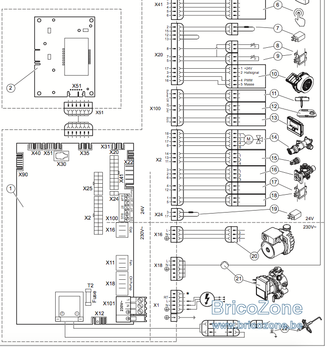 Schema electrique chaudiere gaz vaillant