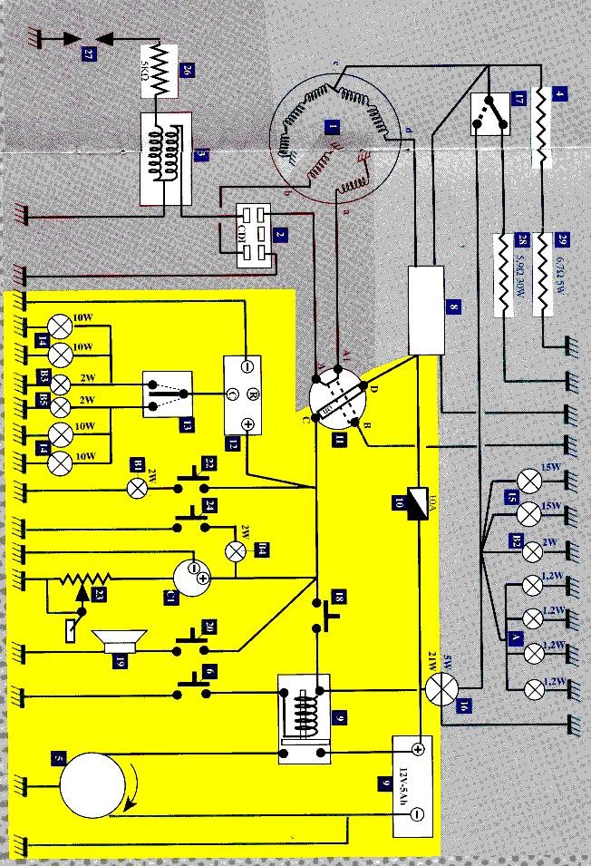 Schema electrique moto xp6