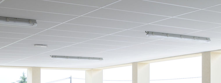 Plafond laine de roche