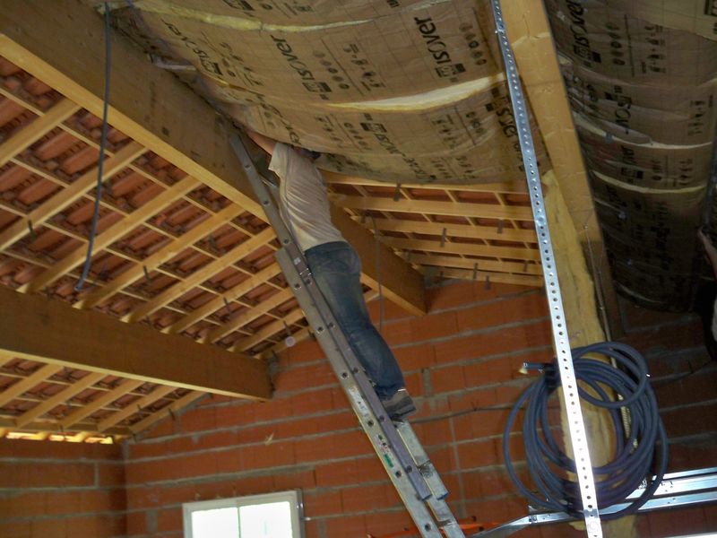 Plafond laine de verre