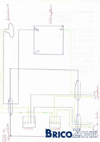 Schema electrique aerateur timer