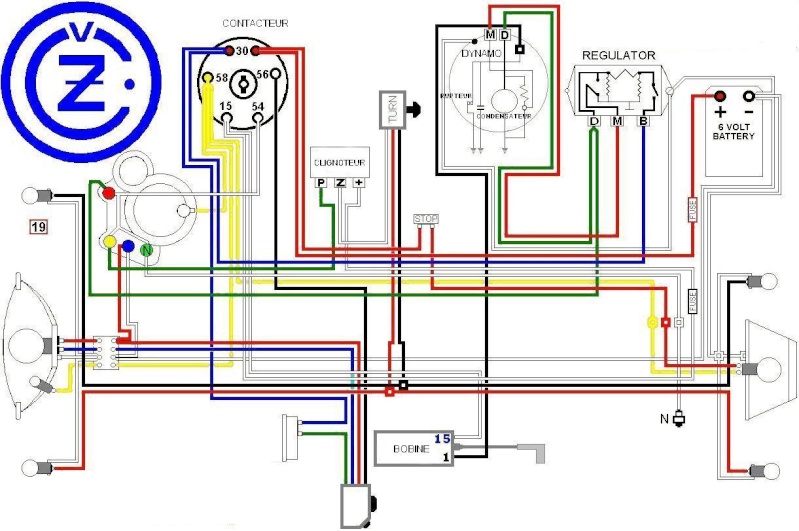 Schema electrique souris