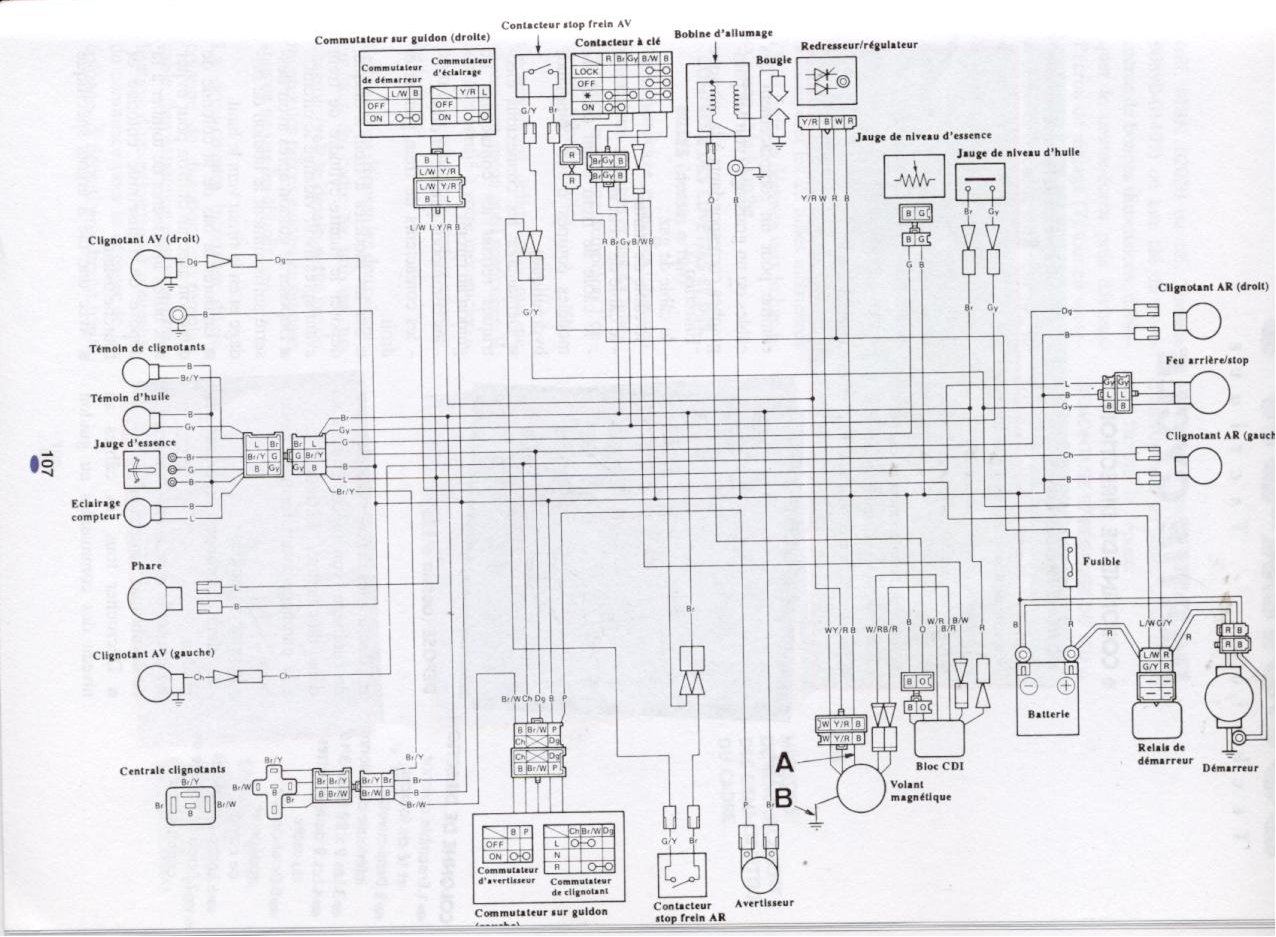 Schema electrique booster mbk spirit