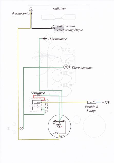 Schema electrique thermocontact