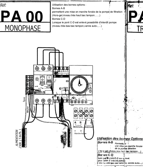 Schema electrique coffret astralpool