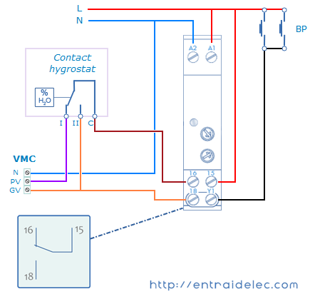 Schema electrique d'une vmc