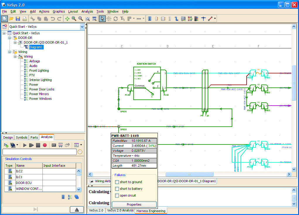 Simulateur de schema electrique