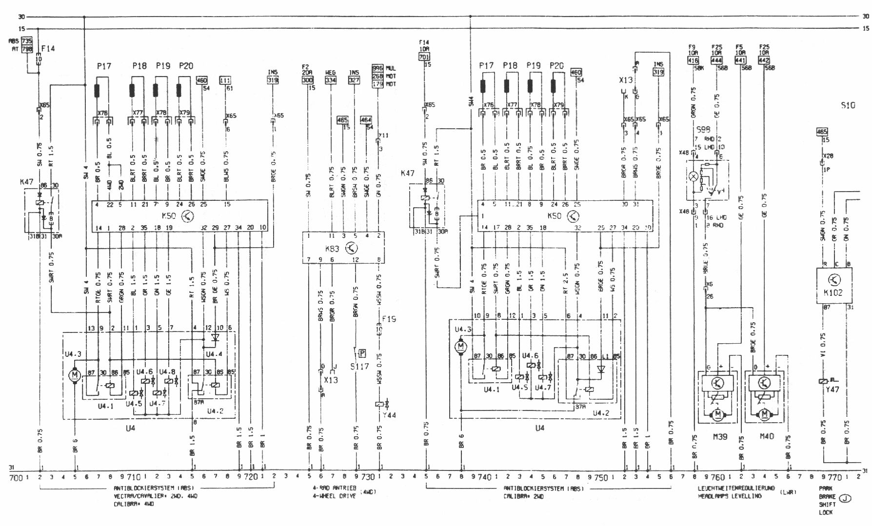 Schema electrique prechauffage opel astra g