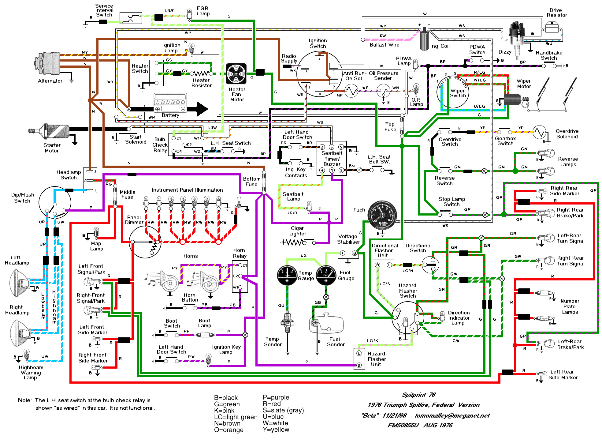 Schema electrique r1 1999